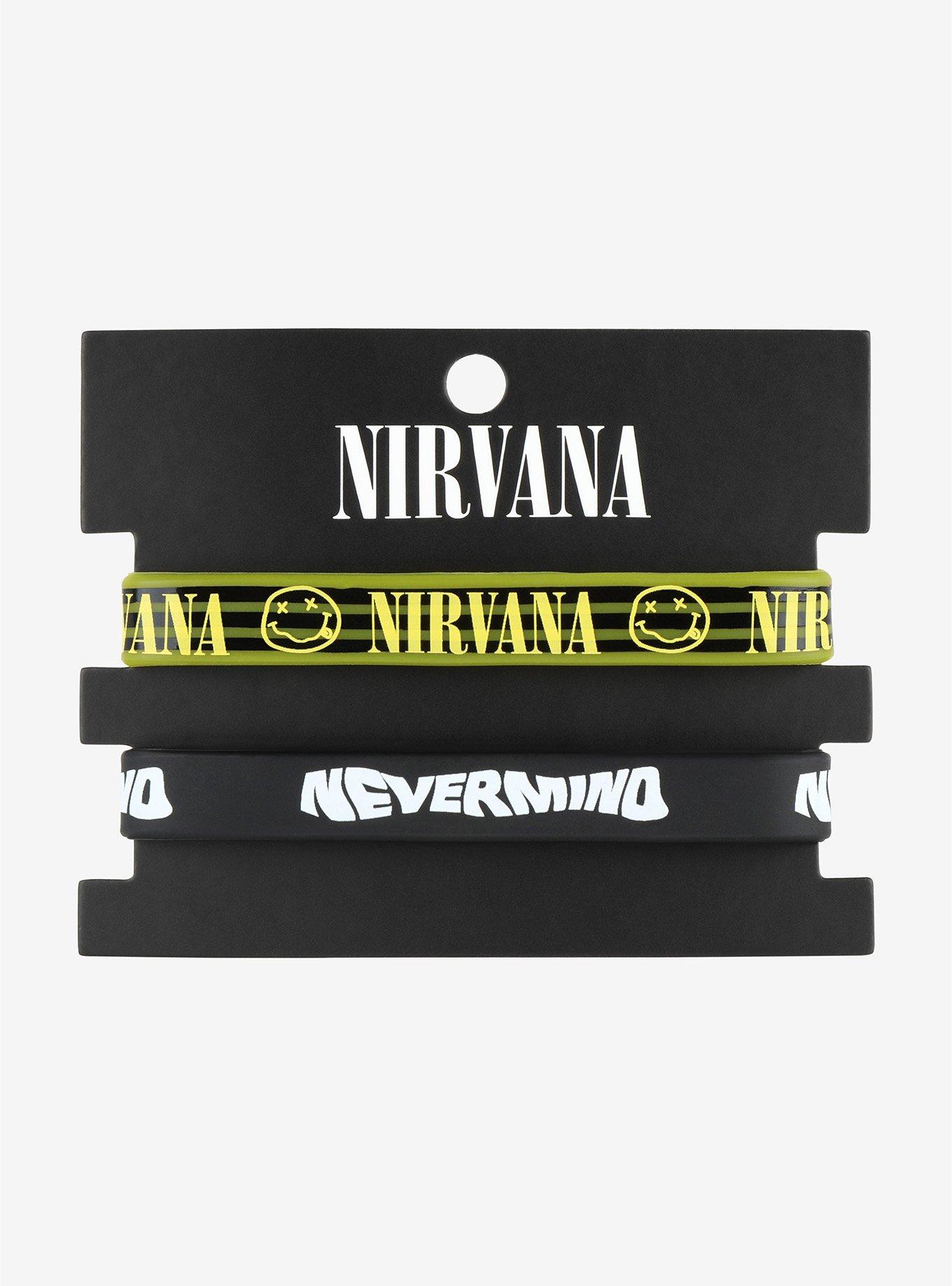 Nirvana Nevermind Rubber Bracelet Set, , alternate