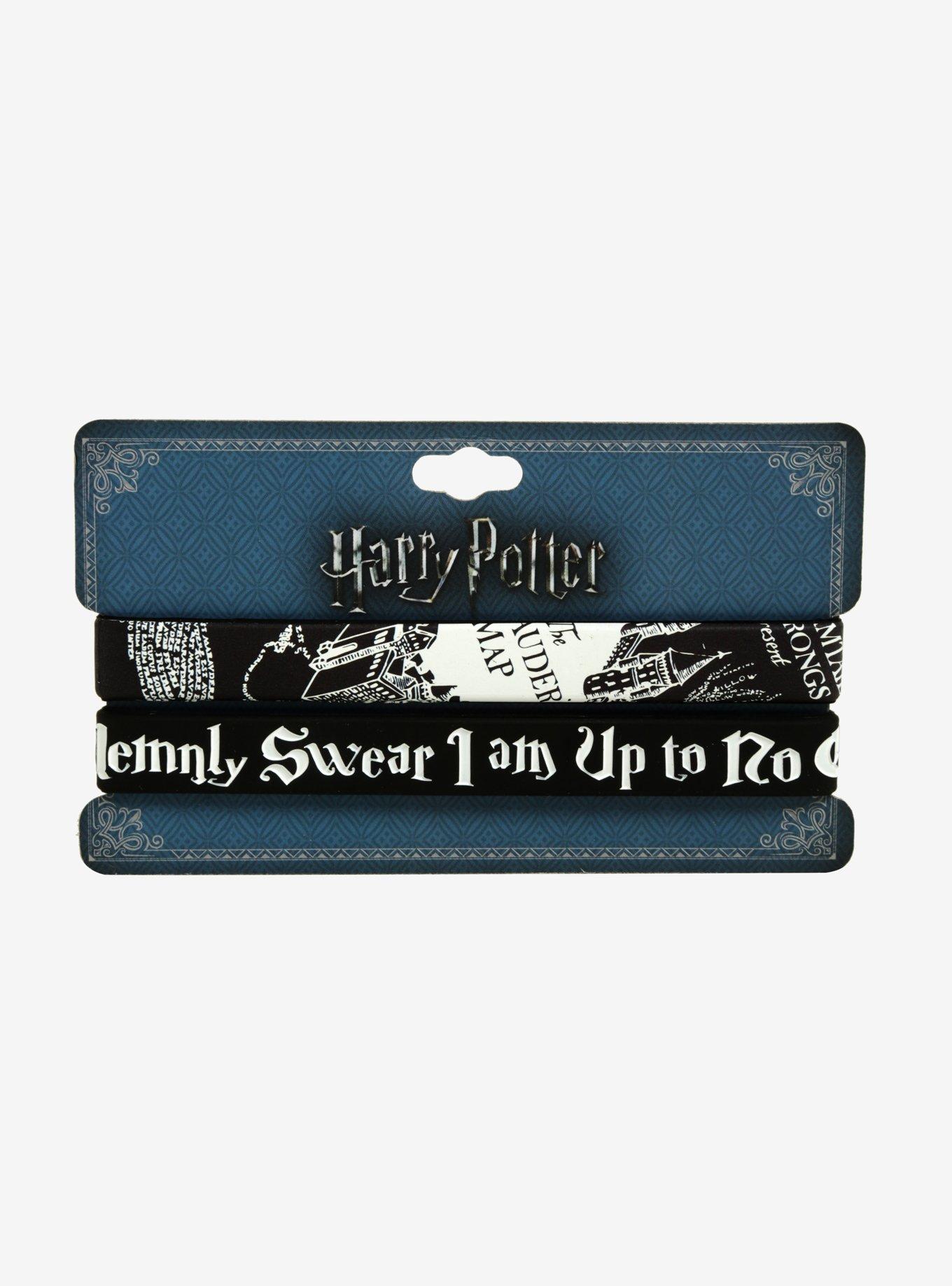 Harry Potter Solemnly Swear Rubber Bracelet Set, , alternate