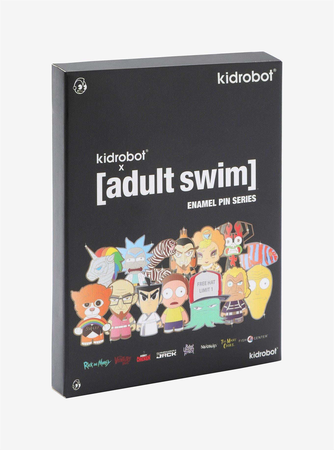 Kidrobot X Adult Swim Blind Box Enamel Pin, , alternate