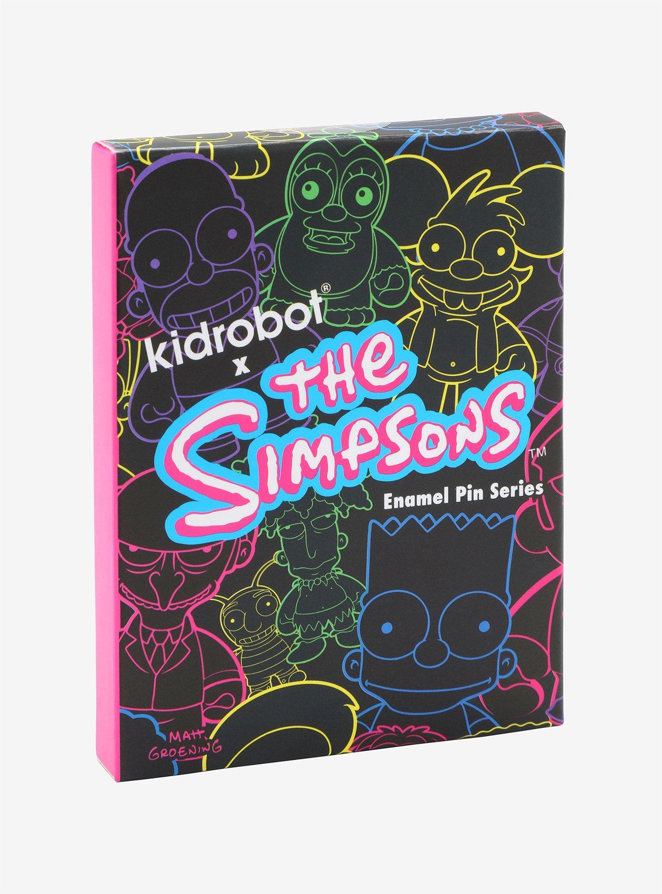 Kidrobot X The Simpsons Blind Box Enamel Pin, , alternate