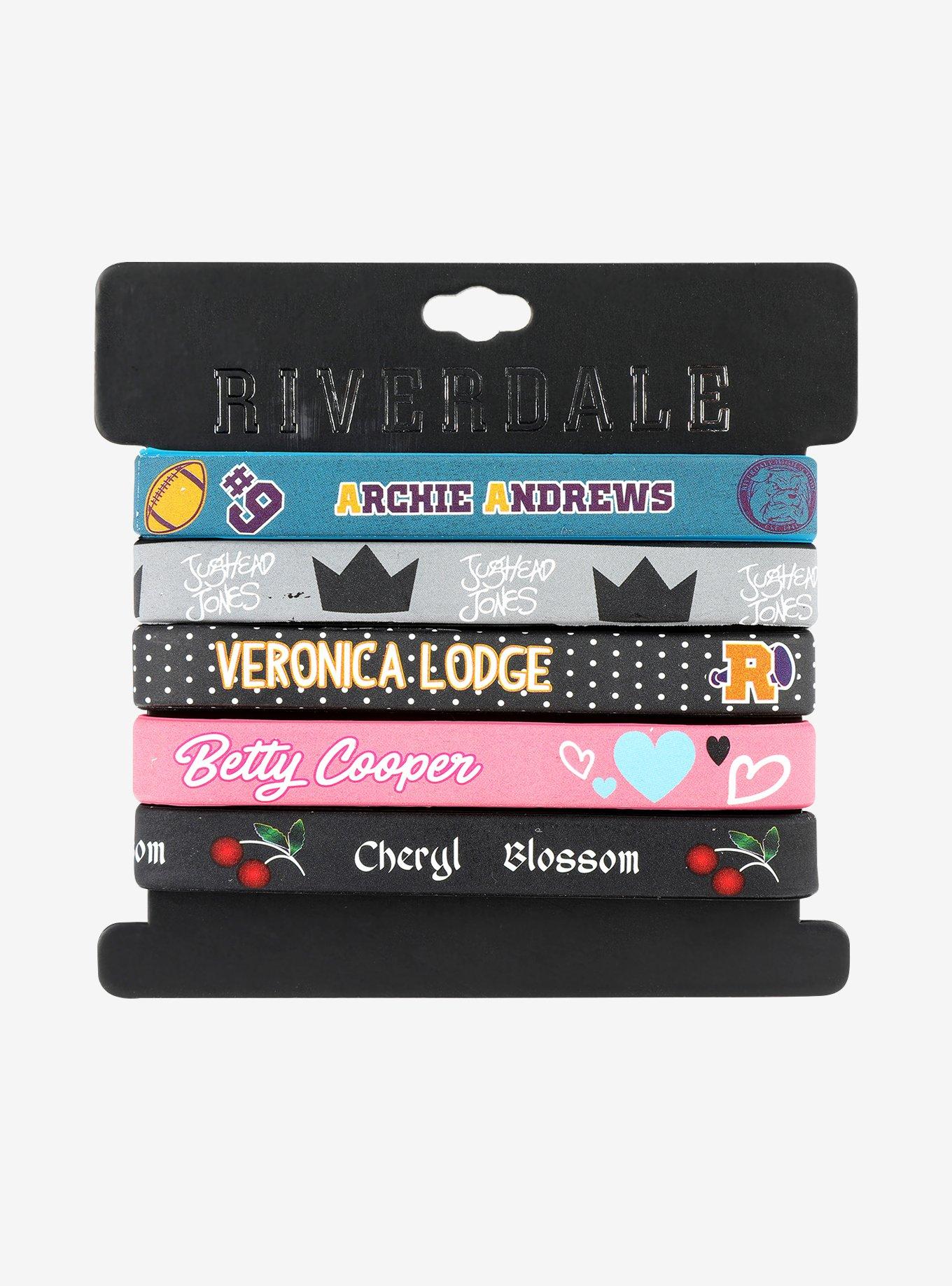 Riverdale Character Rubber Bracelet Set Hot Topic Exclusive, , alternate