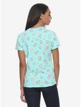 Pusheen Snacks Mint Girls Ringer T-Shirt, , alternate