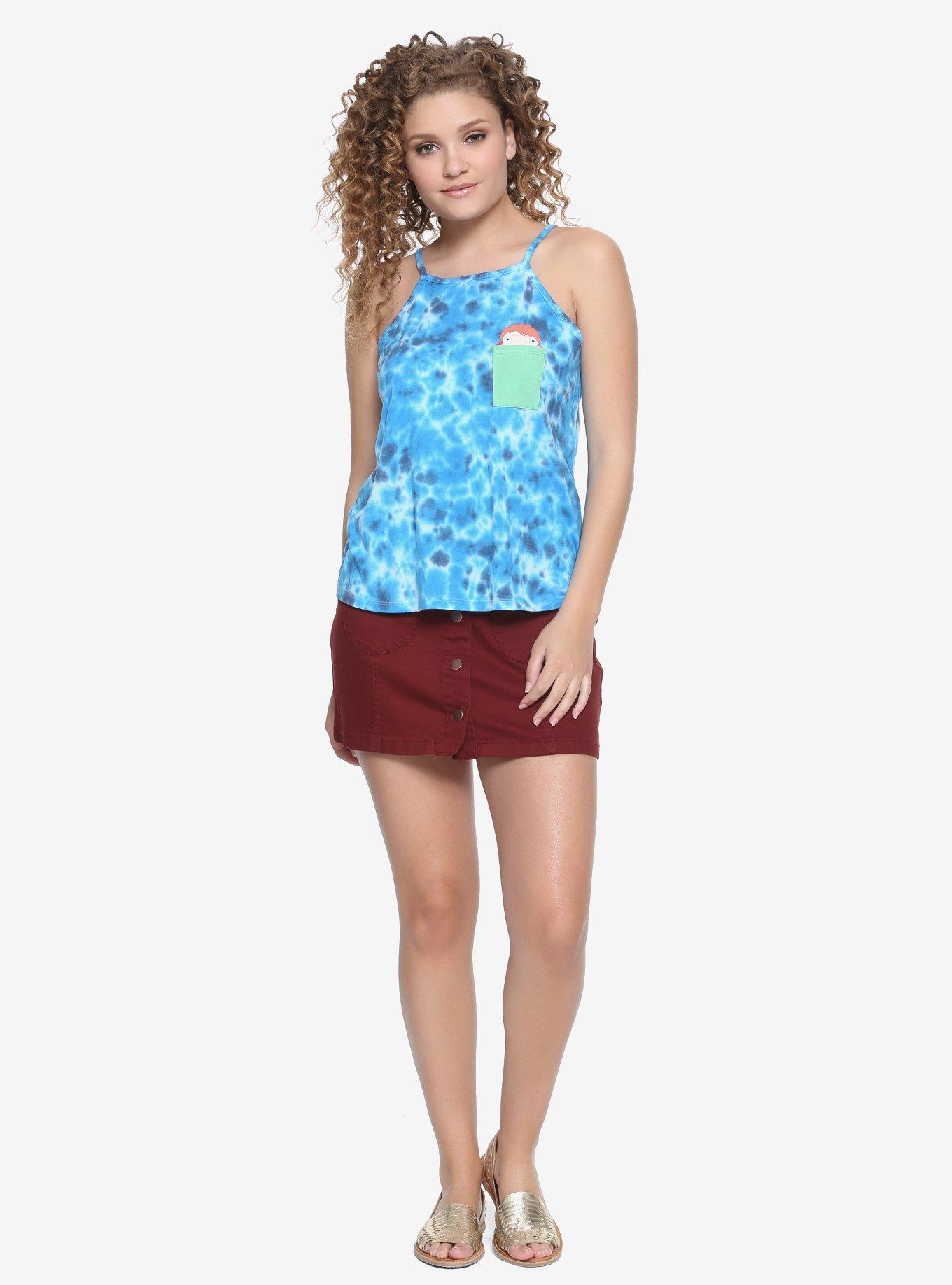 Studio Ghibli Ponyo High Neck Pocket Tank Top, , alternate