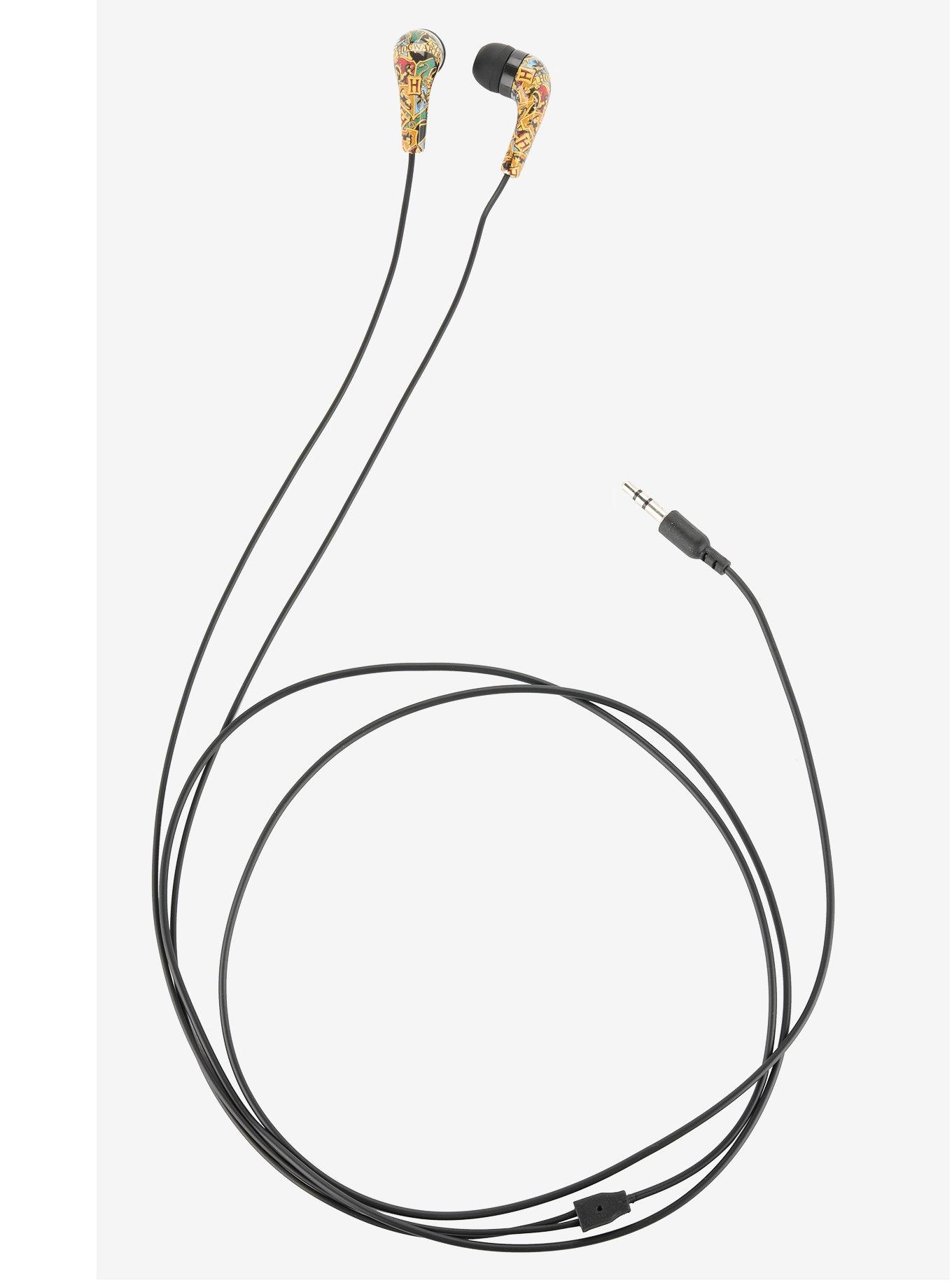 Harry Potter Hogwarts Crest Earbuds, , alternate
