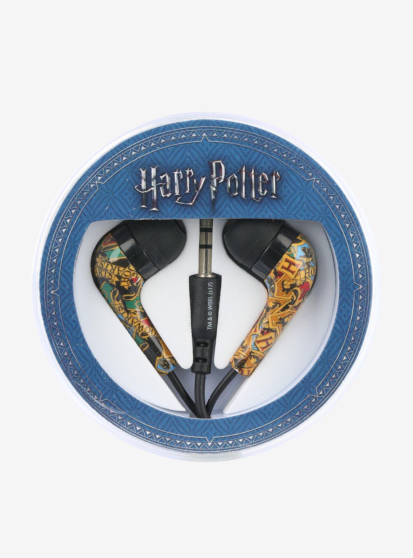 Harry Potter Hogwarts Crest Earbuds, , alternate