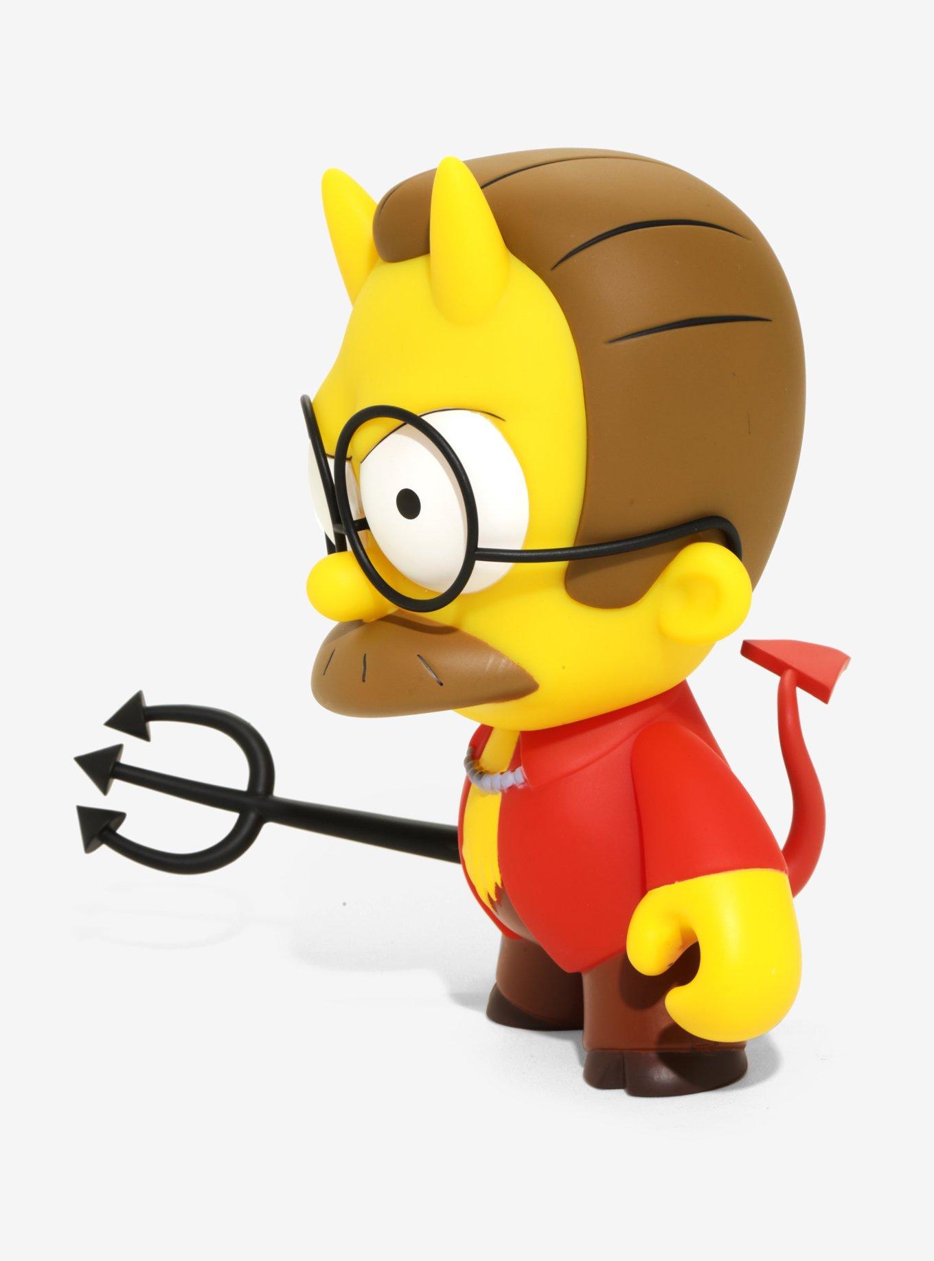 Kidrobot X The Simpsons Devil Flanders Vinyl Figure, , alternate