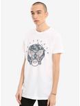 Grayscale Moth Girl T-Shirt, , alternate