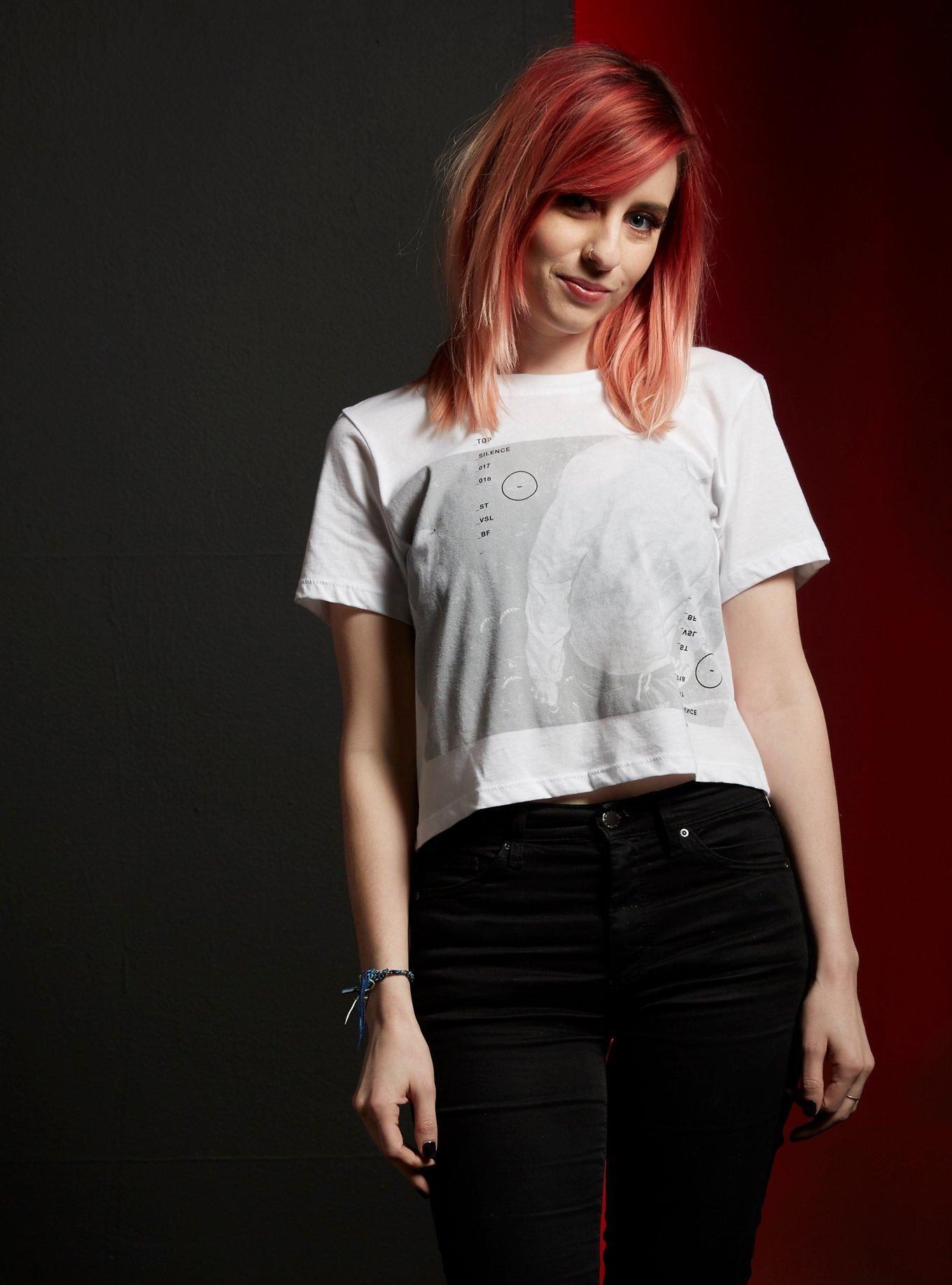 Twenty One Pilots Silence Photo Girls Crop T-Shirt, , alternate