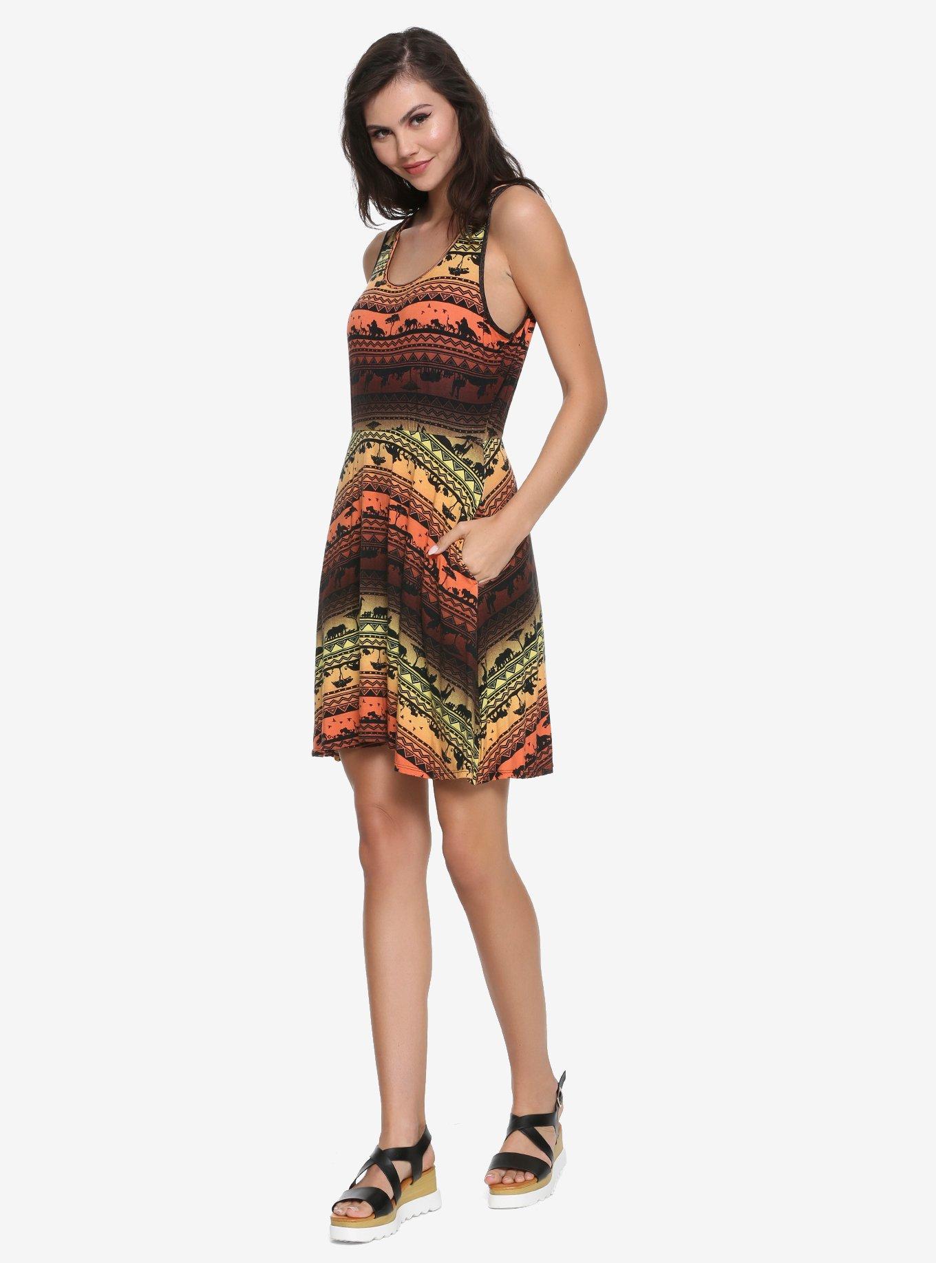 Disney The Lion King Sunset Dress, MULTICOLOR, alternate