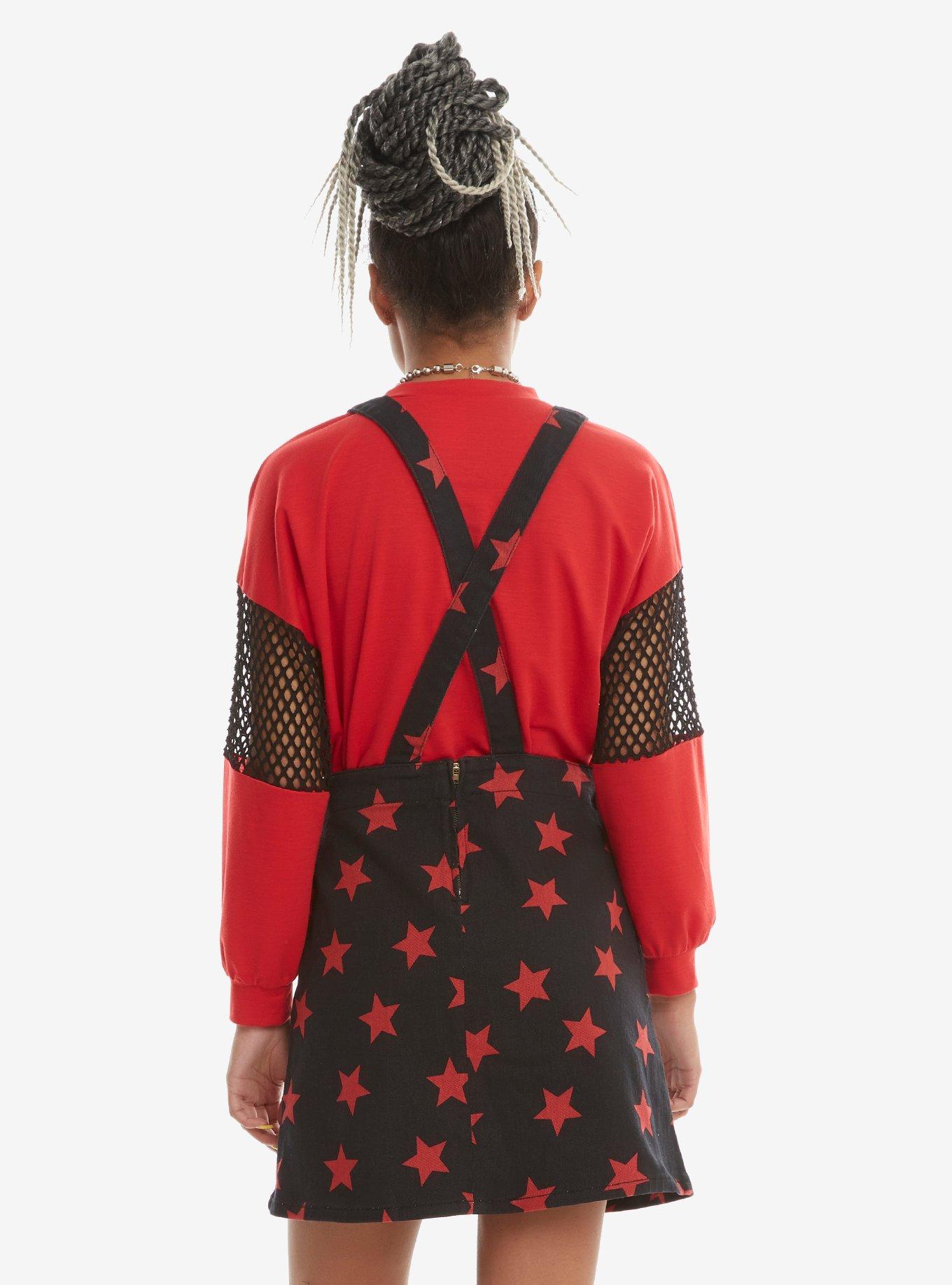 Blackheart Black & Red Star Skirtall, , alternate