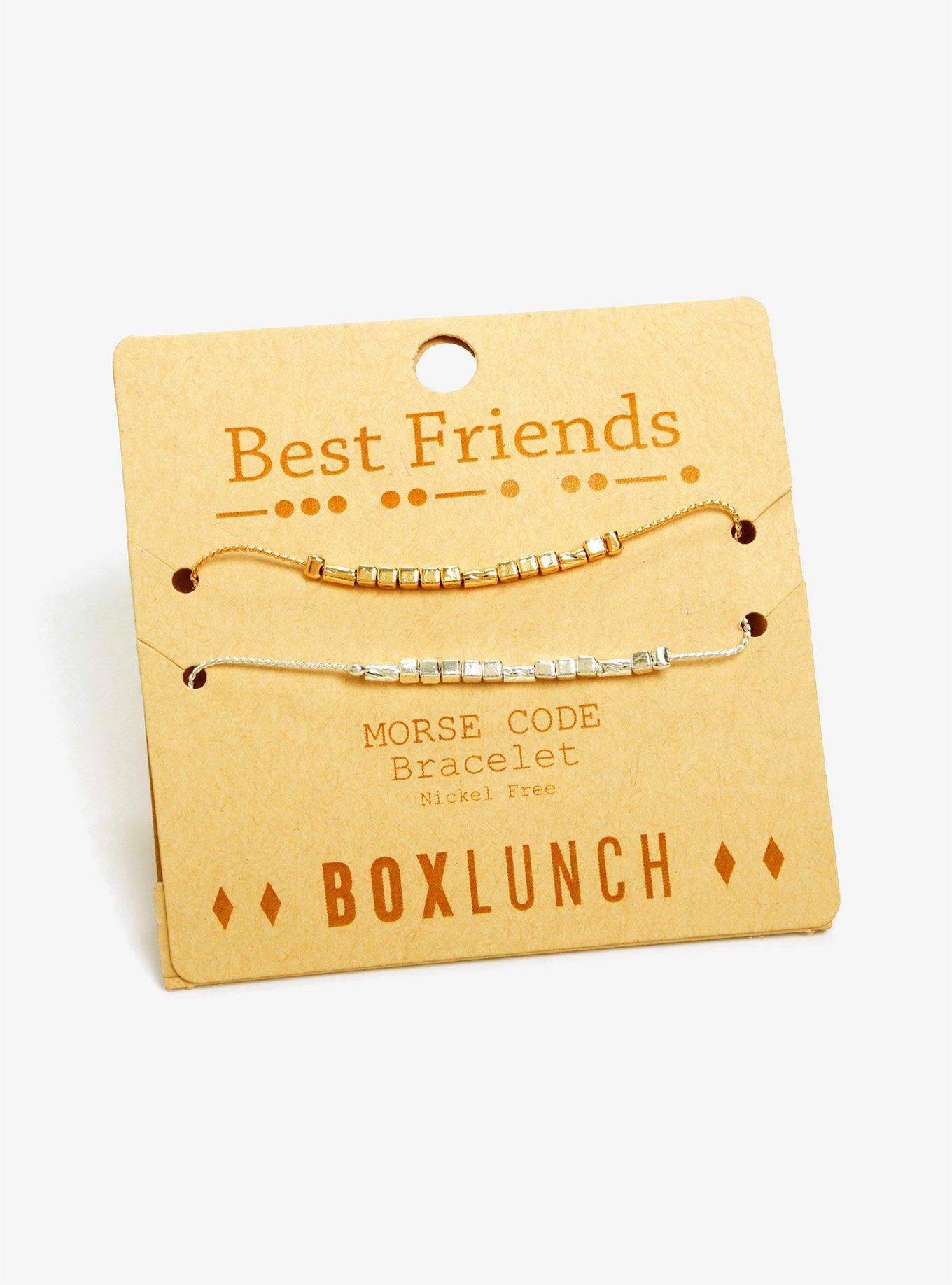 Morse Code Best Friends Bracelet Set - BoxLunch Exclusive, , alternate