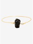 Black Agate Stone Bangle Bracelet, , alternate