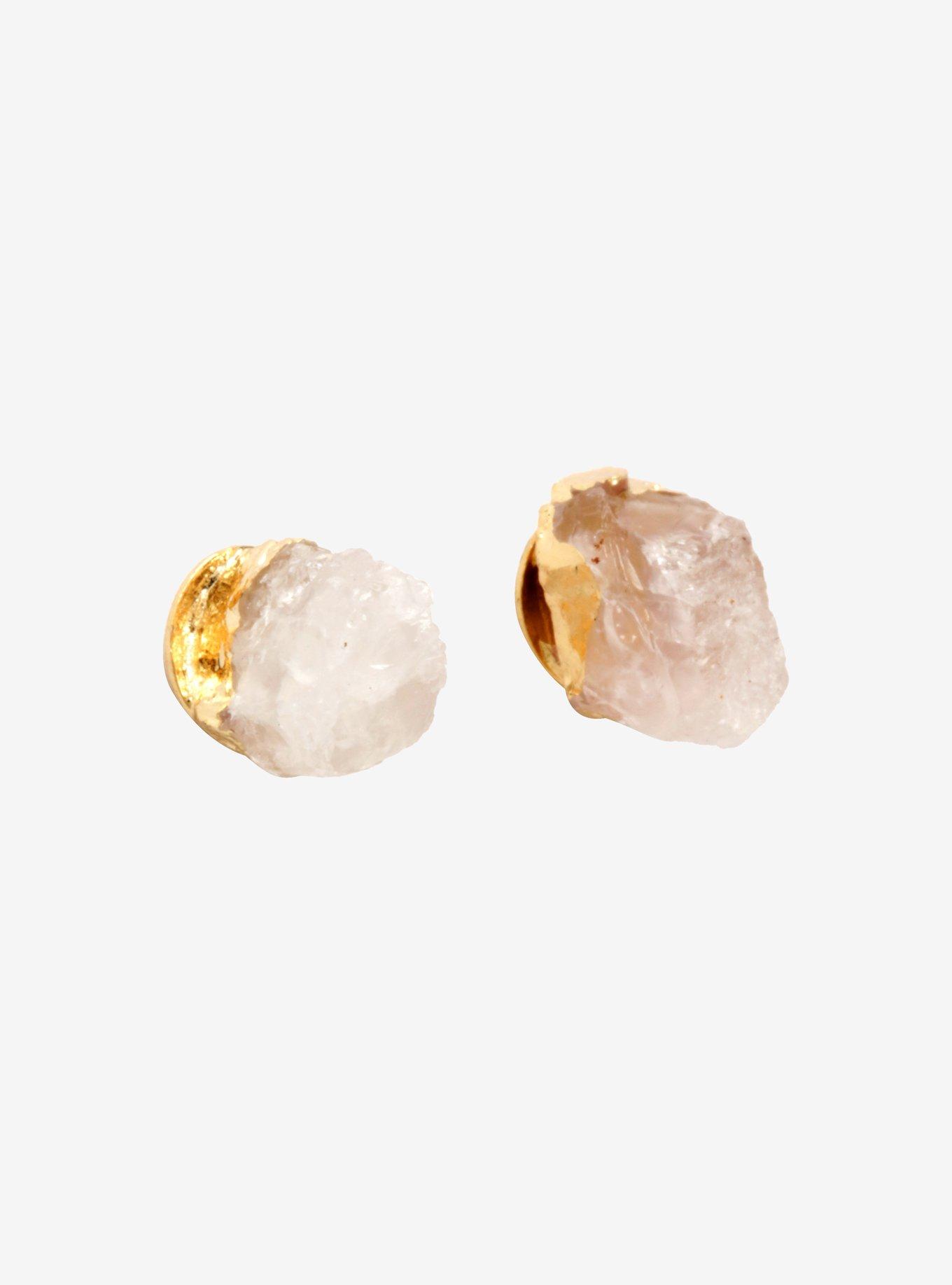Rose Quartz Earrings - BoxLunch Exclusive, , alternate - view 2