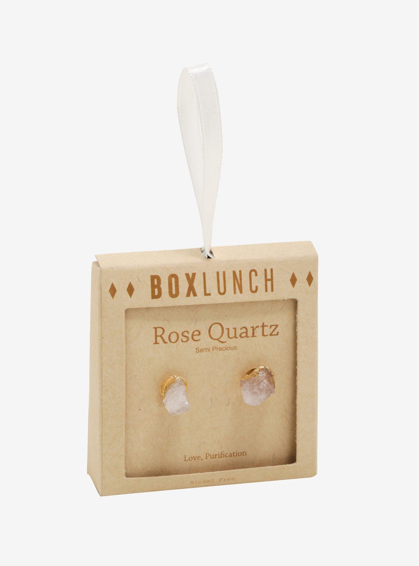 Rose Quartz Earrings - BoxLunch Exclusive, , alternate - view 3