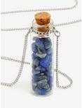 Blue Aventurine Pebble Bottle Necklace - BoxLunch Exclusive, , alternate