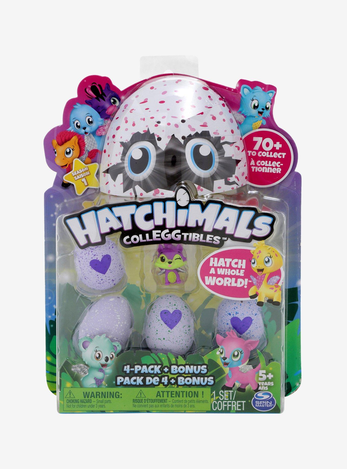 Hatchimals CollEGGtibles Season 1 4 Pack + Bonus Set, , alternate