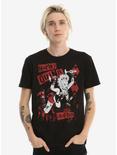 DC Comics Harley Quinn And The Skull Bags Hammers T-Shirt, , alternate
