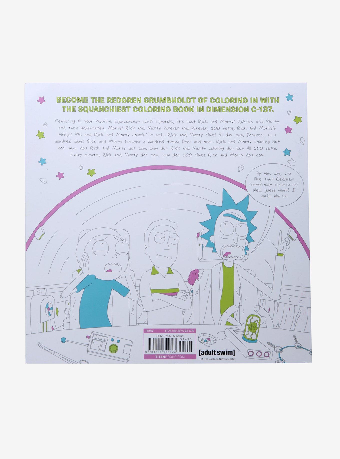 Rick And Morty Official Coloring Book, , alternate