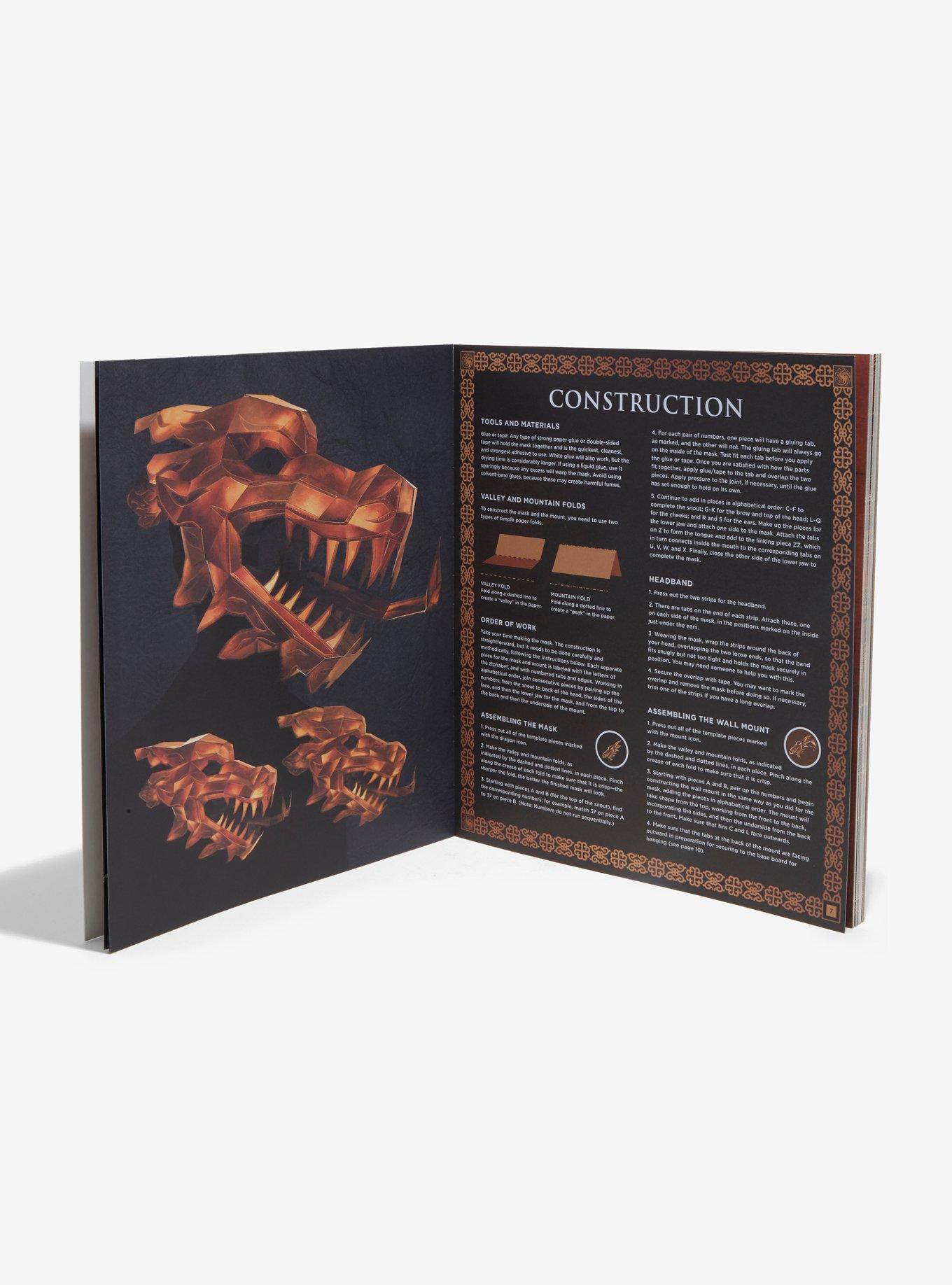 Game Of Thrones House Targaryen Dragon 3D Mask & Wall Mount Book, , alternate
