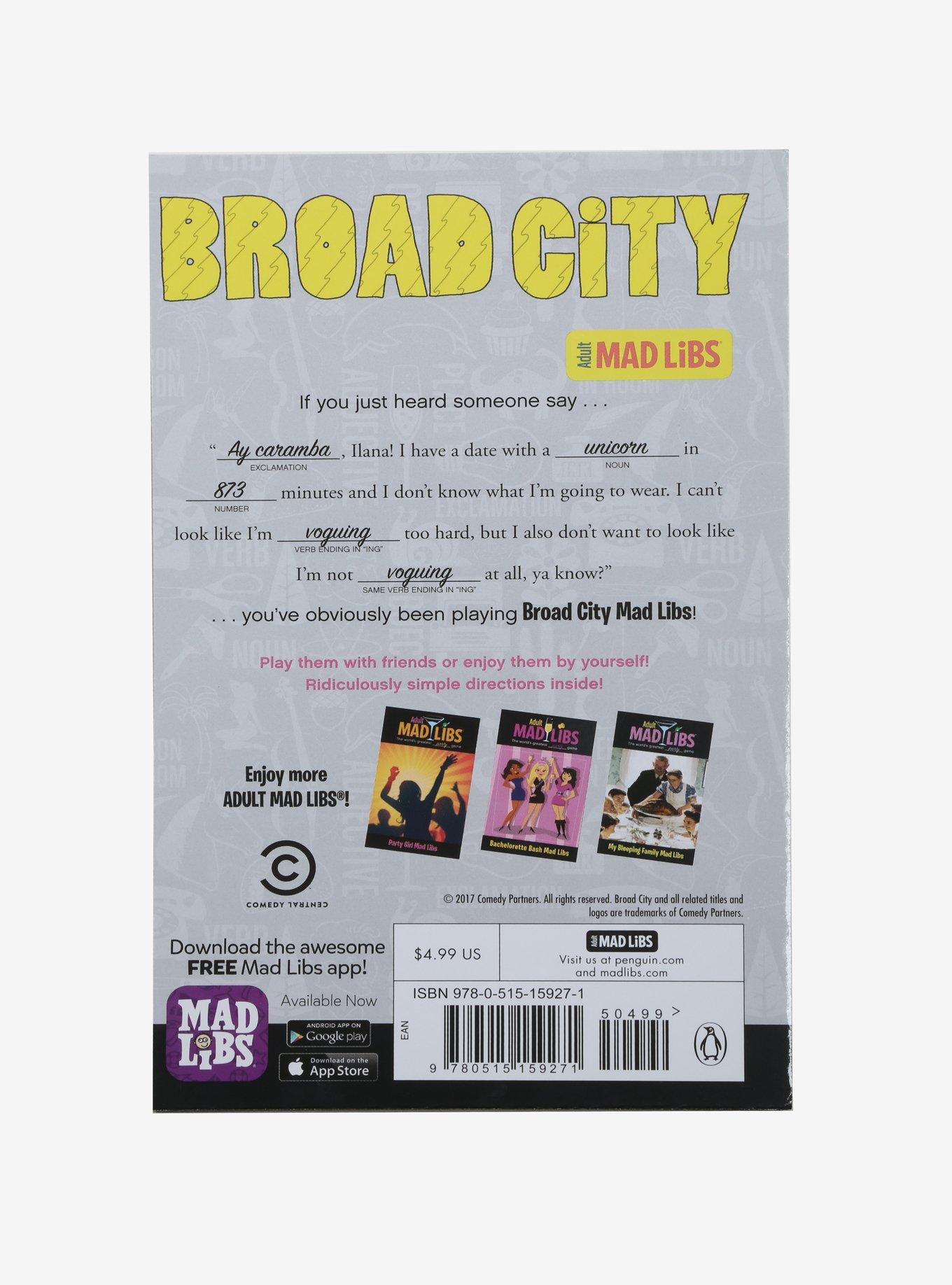 Broad City Adult Mad Libs, , alternate