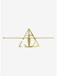 Harry Potter Deathly Hallows Gold Hair Pin, , alternate
