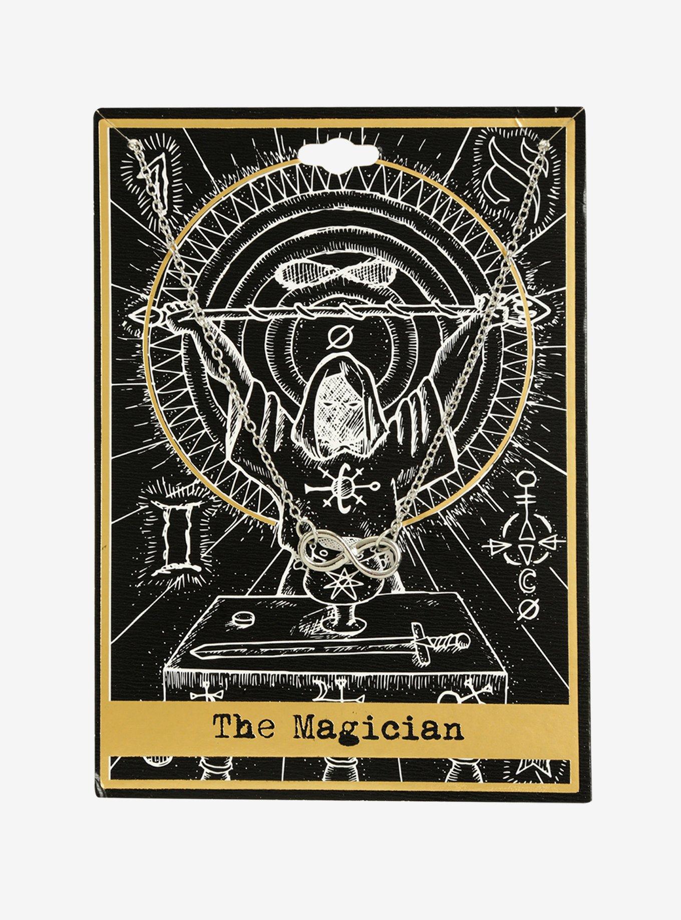 Tarot Card Magician Necklace, , alternate