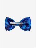 Blue Tie Dye Hair Bow, , alternate