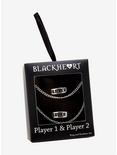 Blackheart Player 1 & Player 2 Ring & Necklace Set, , alternate