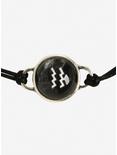 Blackheart Aquarius Zodiac Cord Bracelet, , alternate