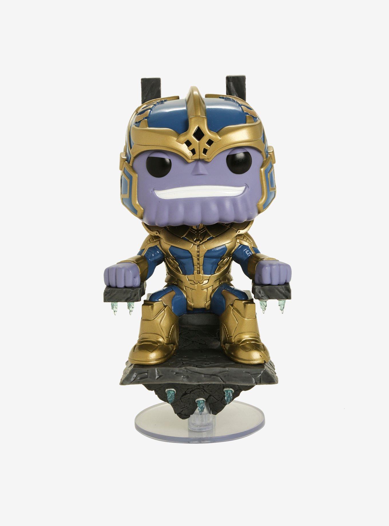 Funko Marvel Studios: The First 10 Years Pop! Thanos (With Throne) Vinyl Bobble-Head Hot Topic Exclusive, , alternate