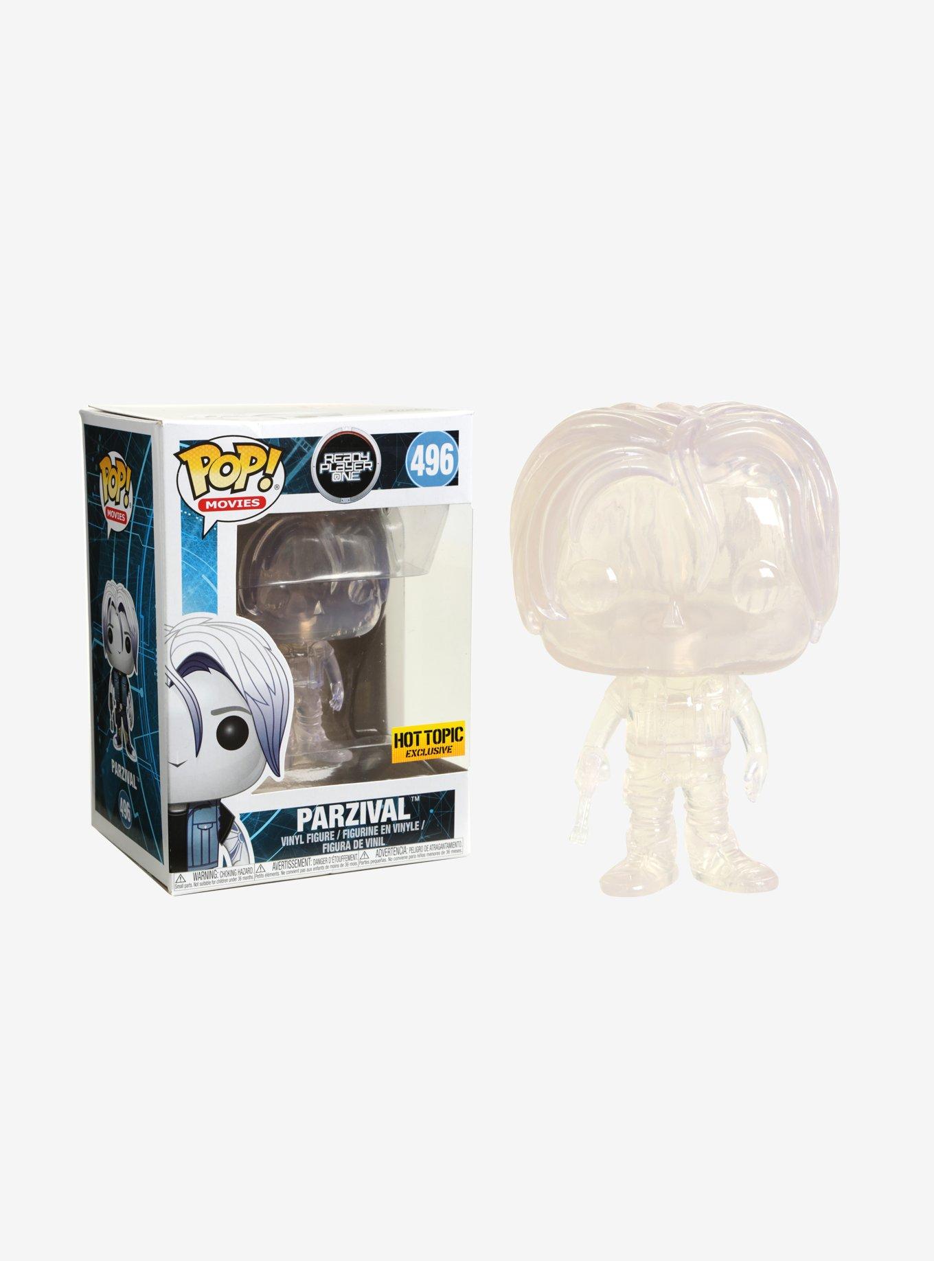 Funko Ready Player One Pop! Movies Parzival (Clear) Vinyl Figure Hot Topic Exclusive, , alternate