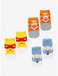 Disney Winnie The Pooh No-Show Toddler Socks 3 Pair - BoxLunch Exclusive, , alternate