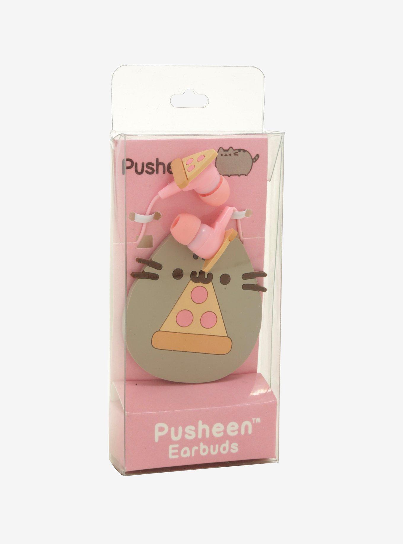 Pusheen Pizza Earbuds, , alternate