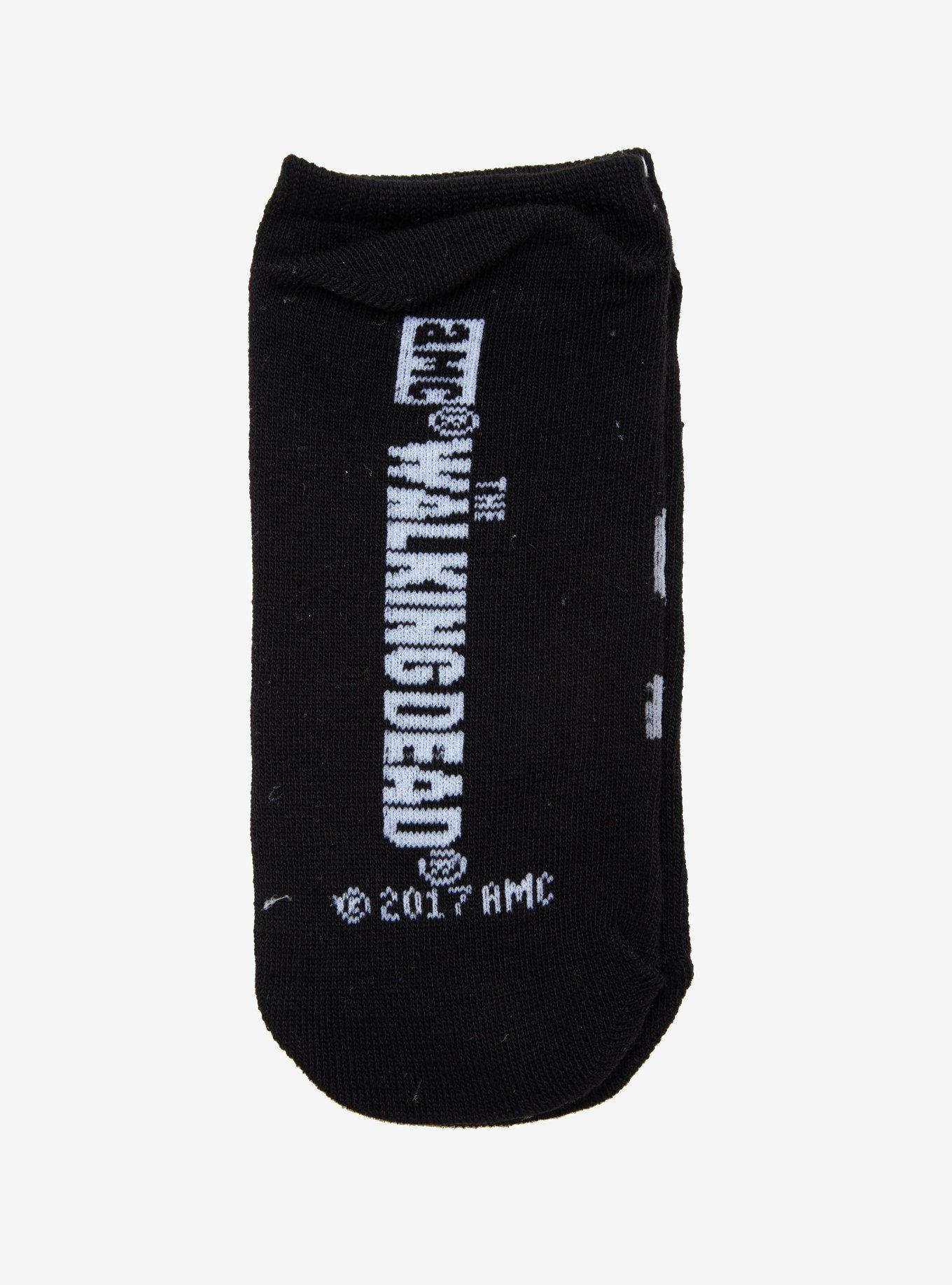 The Walking Dead Rise Up No-Show Socks, , alternate