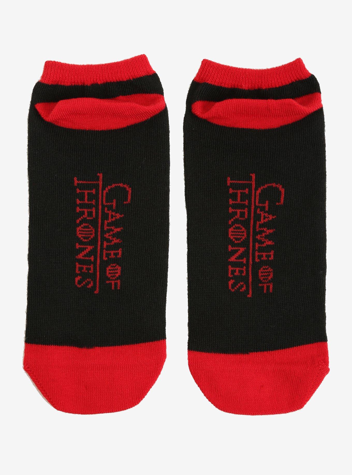 Game Of Thrones Mother Of Dragons No-Show Socks, , alternate