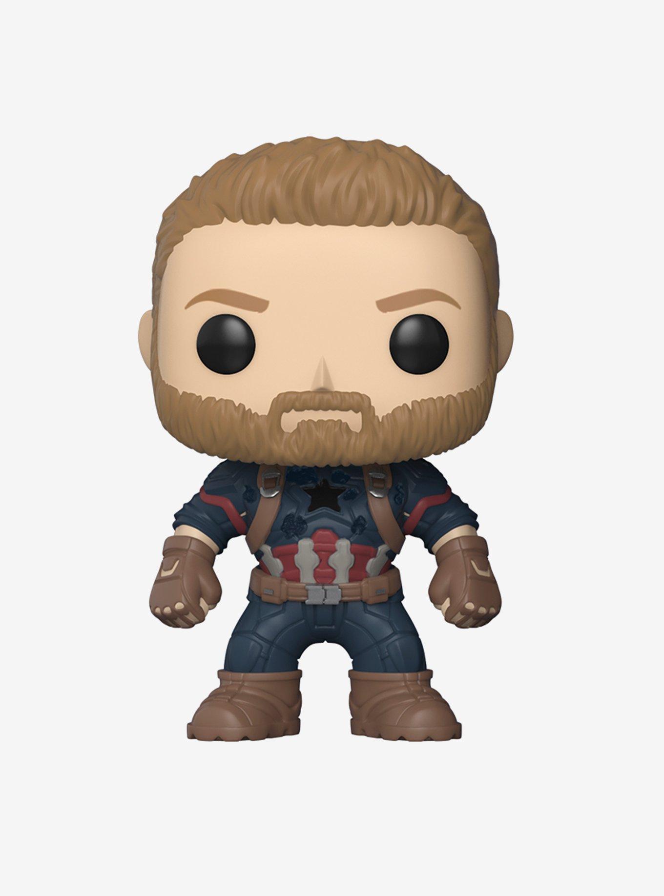 Funko Marvel Avengers: Infinity War Pop! Captain America Vinyl Bobble-Head, , alternate