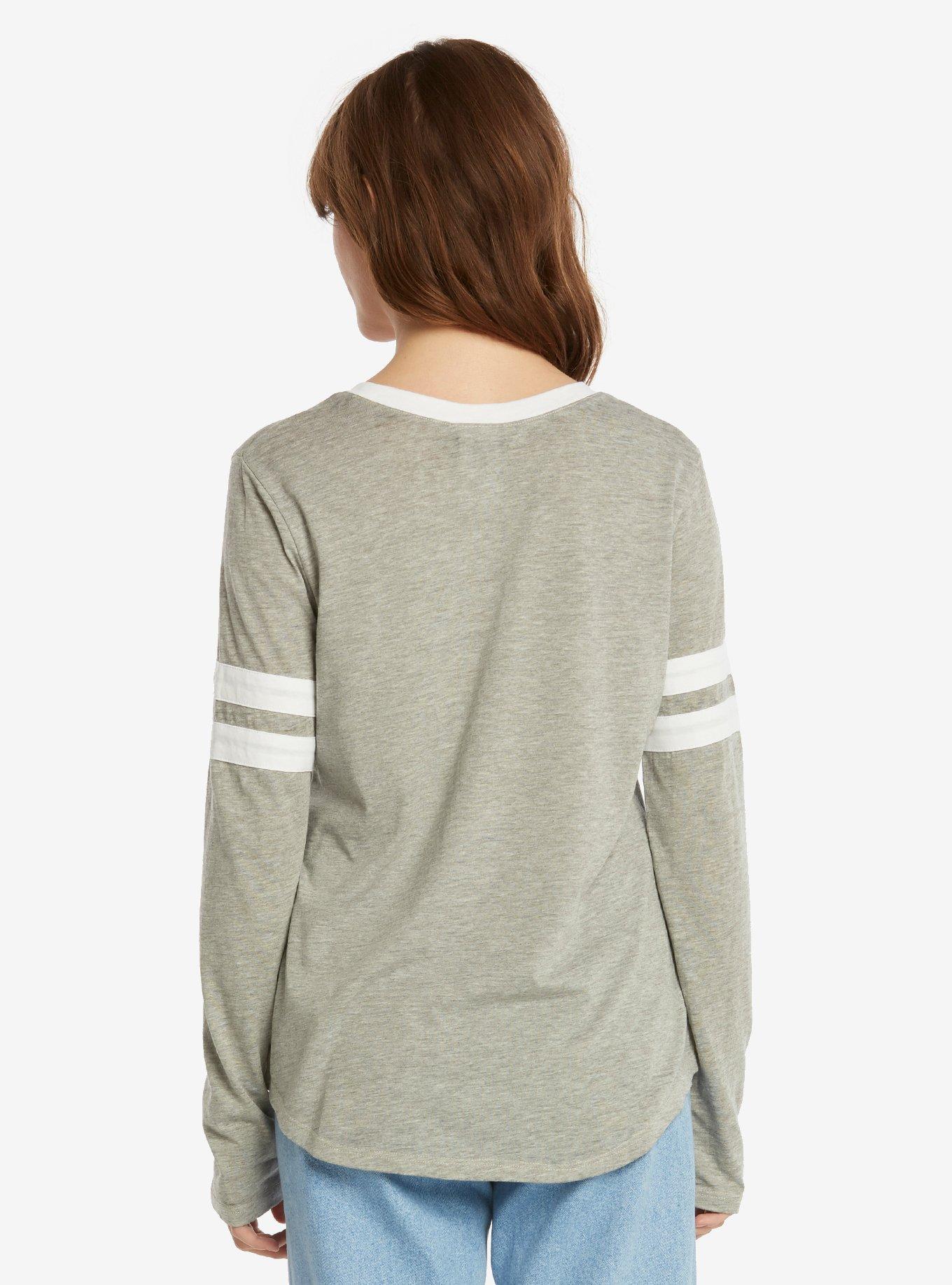 Harry Potter Quidditch Varsity Womens Long Sleeve Tee - BoxLunch Exclusive, , alternate