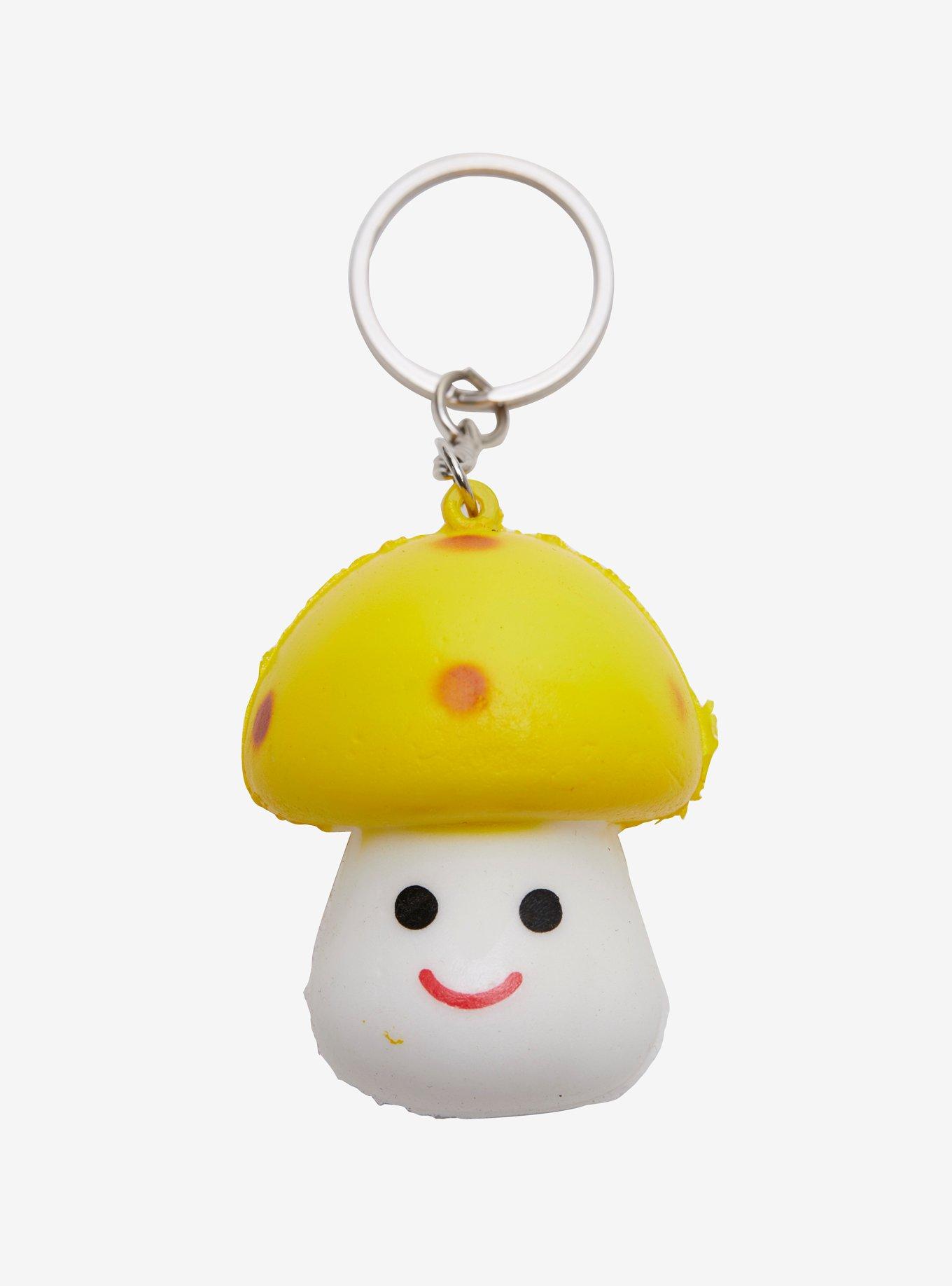 Mushroom Squishy Key Chain, , alternate