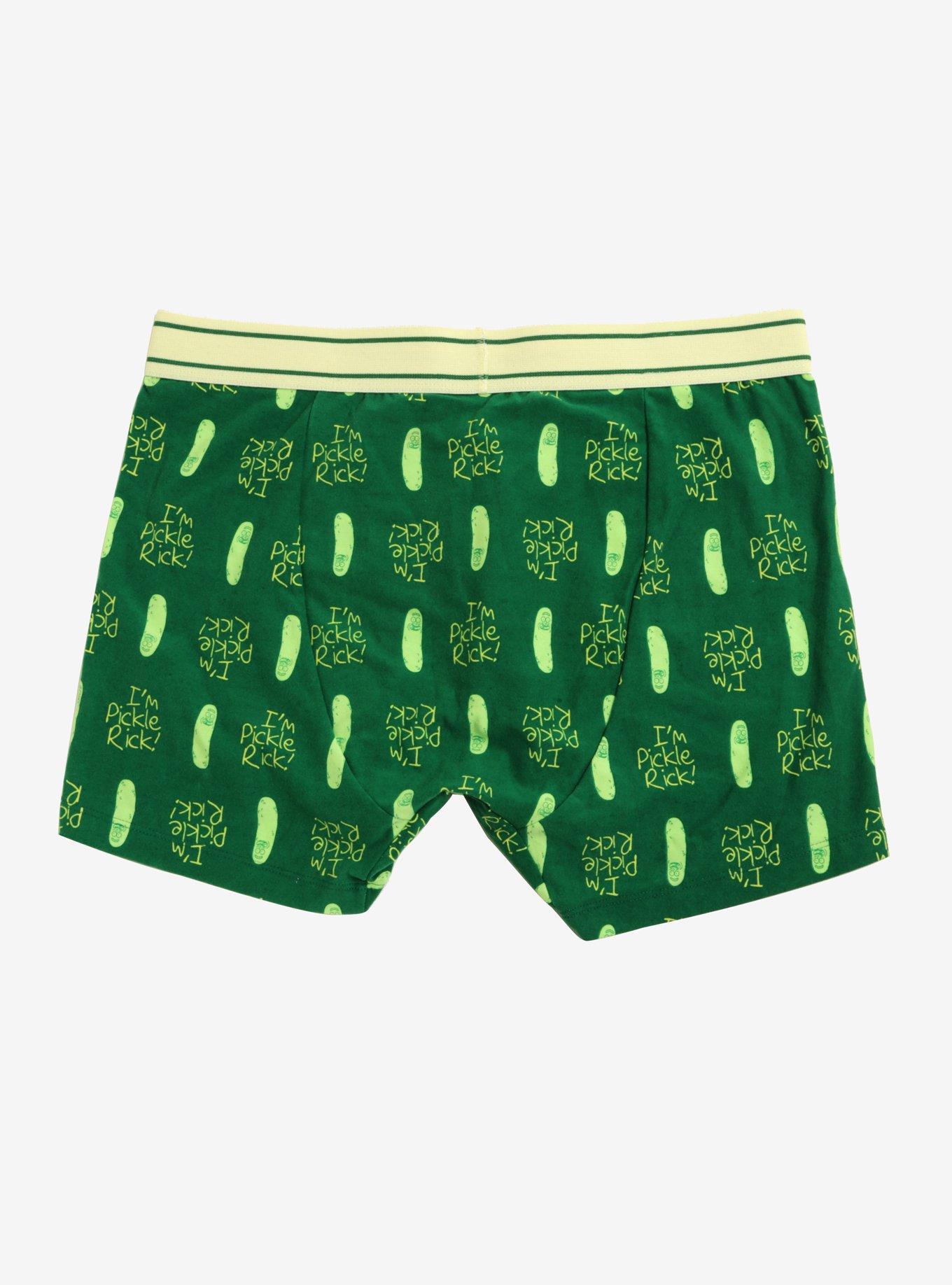Rick And Morty Pickle Rick Boxer Briefs, , alternate