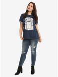 Her Universe Doctor Who TARDIS Plaid Girls T-Shirt Plus Size, , alternate