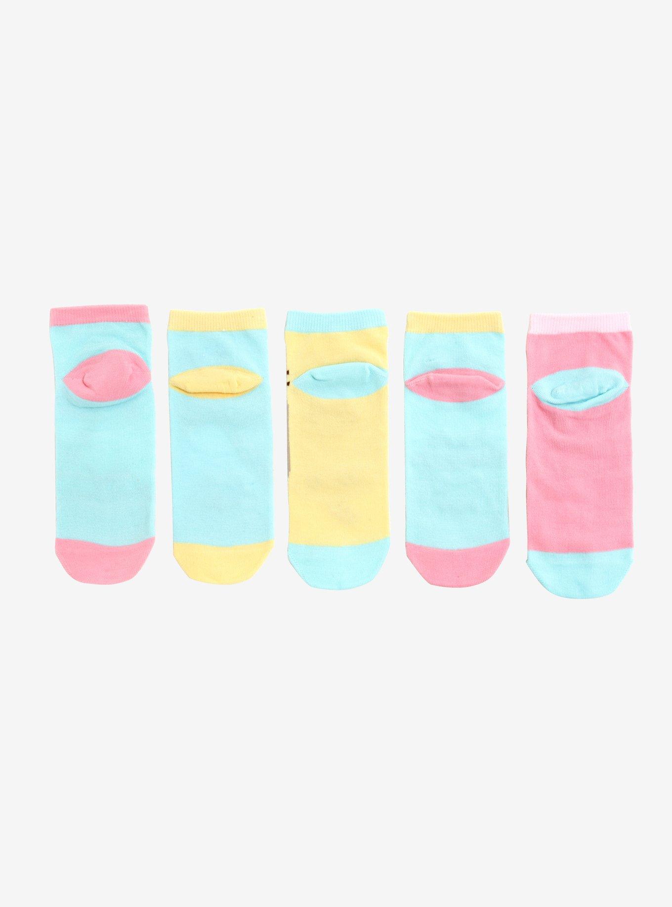 Pusheen & Stormy Sushi No-Show Socks 5 Pair, , alternate