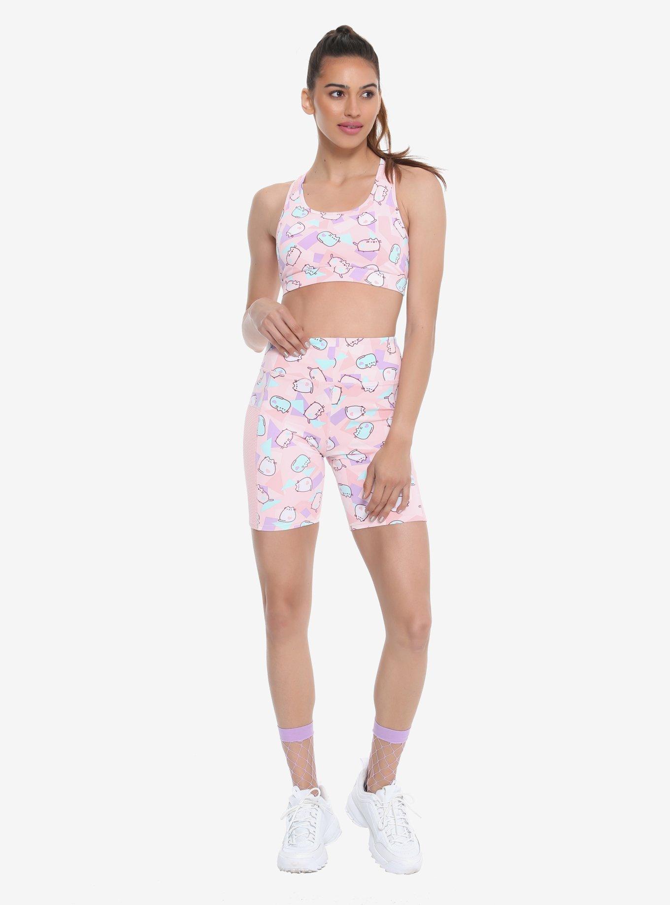 Pusheen Active Biker Shorts, , alternate