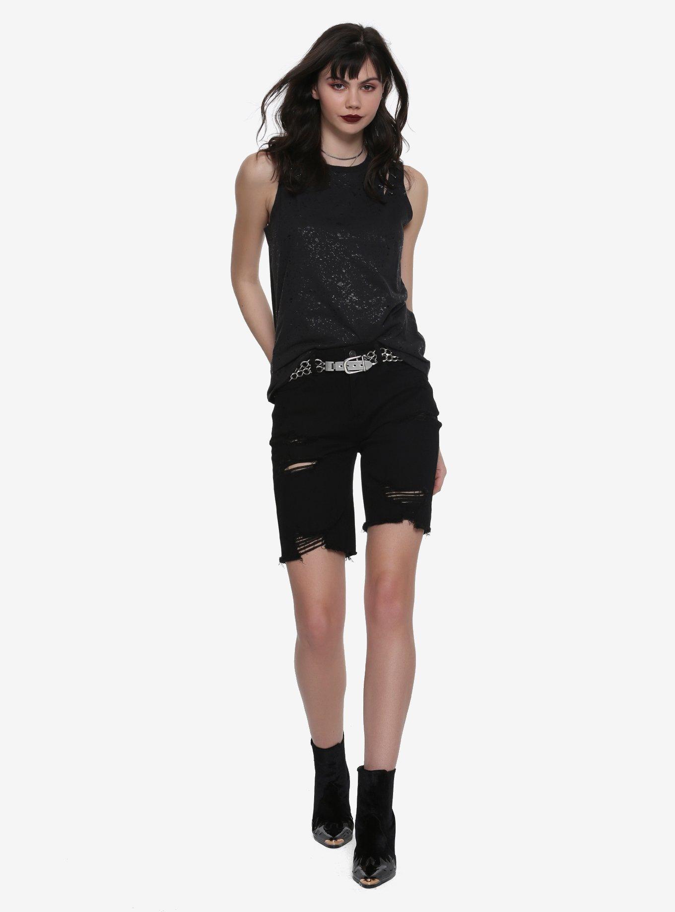 (PRE PACK) Destructed Bermuda Denim Shorts ESP3399