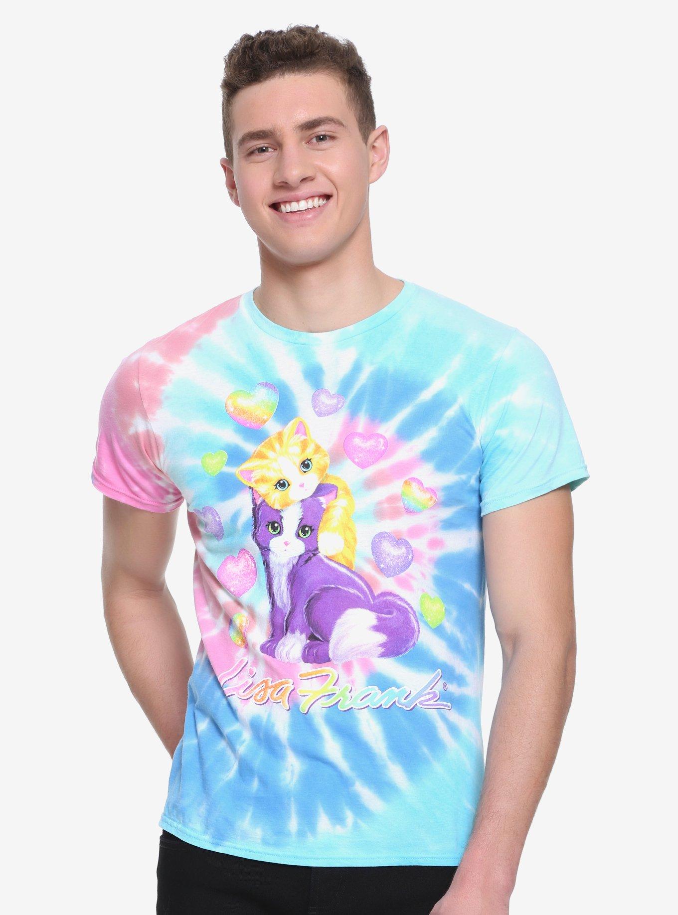 Lisa Frank Kitten Tie Dye T-Shirt, , alternate