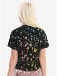 Lisa Frank Panda Painter Bleach Splatter Girls Crop T-Shirt, , alternate