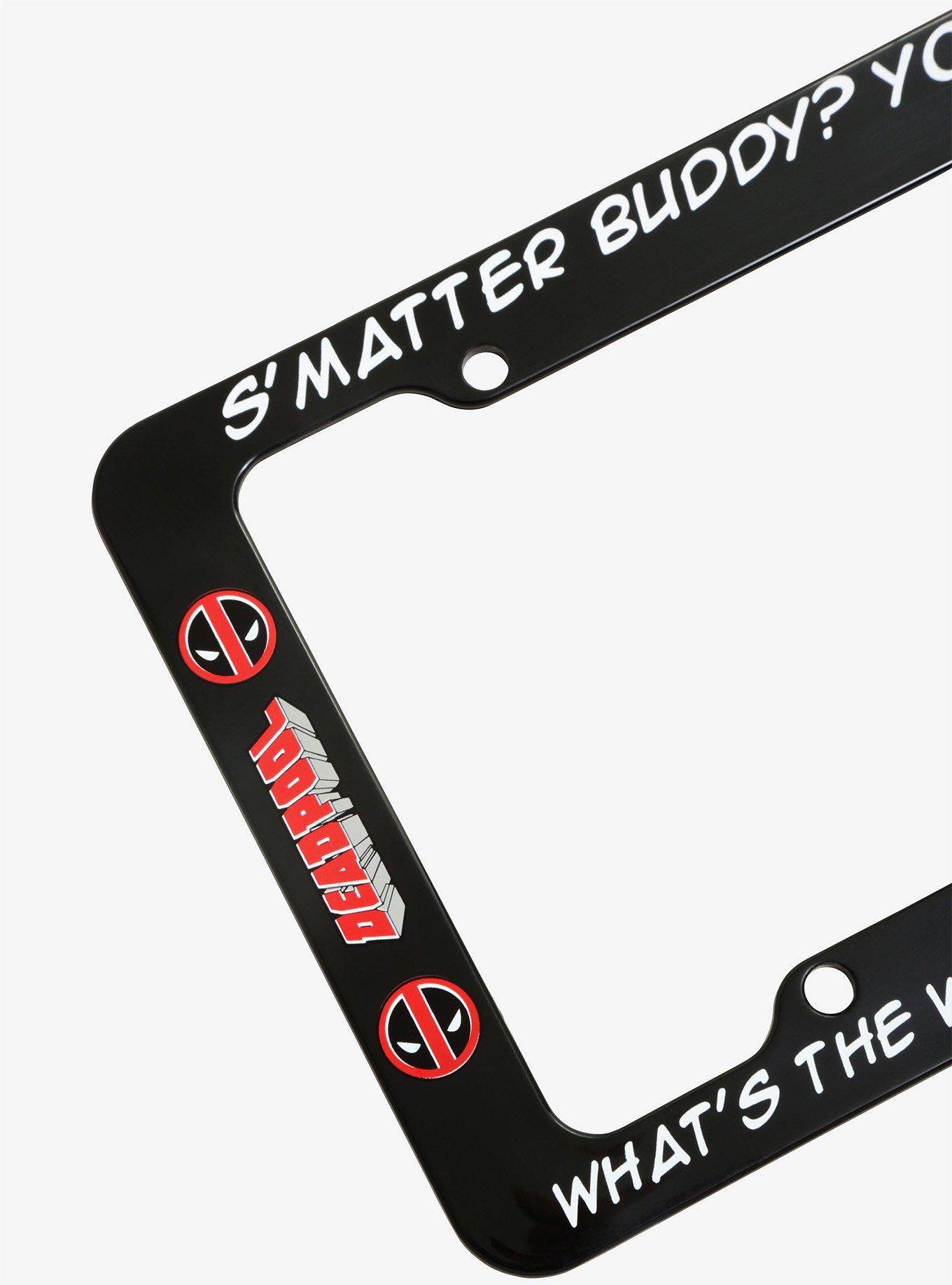 Marvel Deadpool License Plate Frame, , alternate
