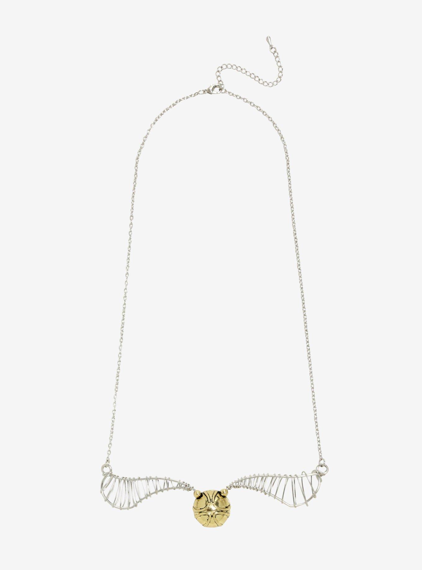 Harry Potter Golden Snitch Large Necklace, , alternate