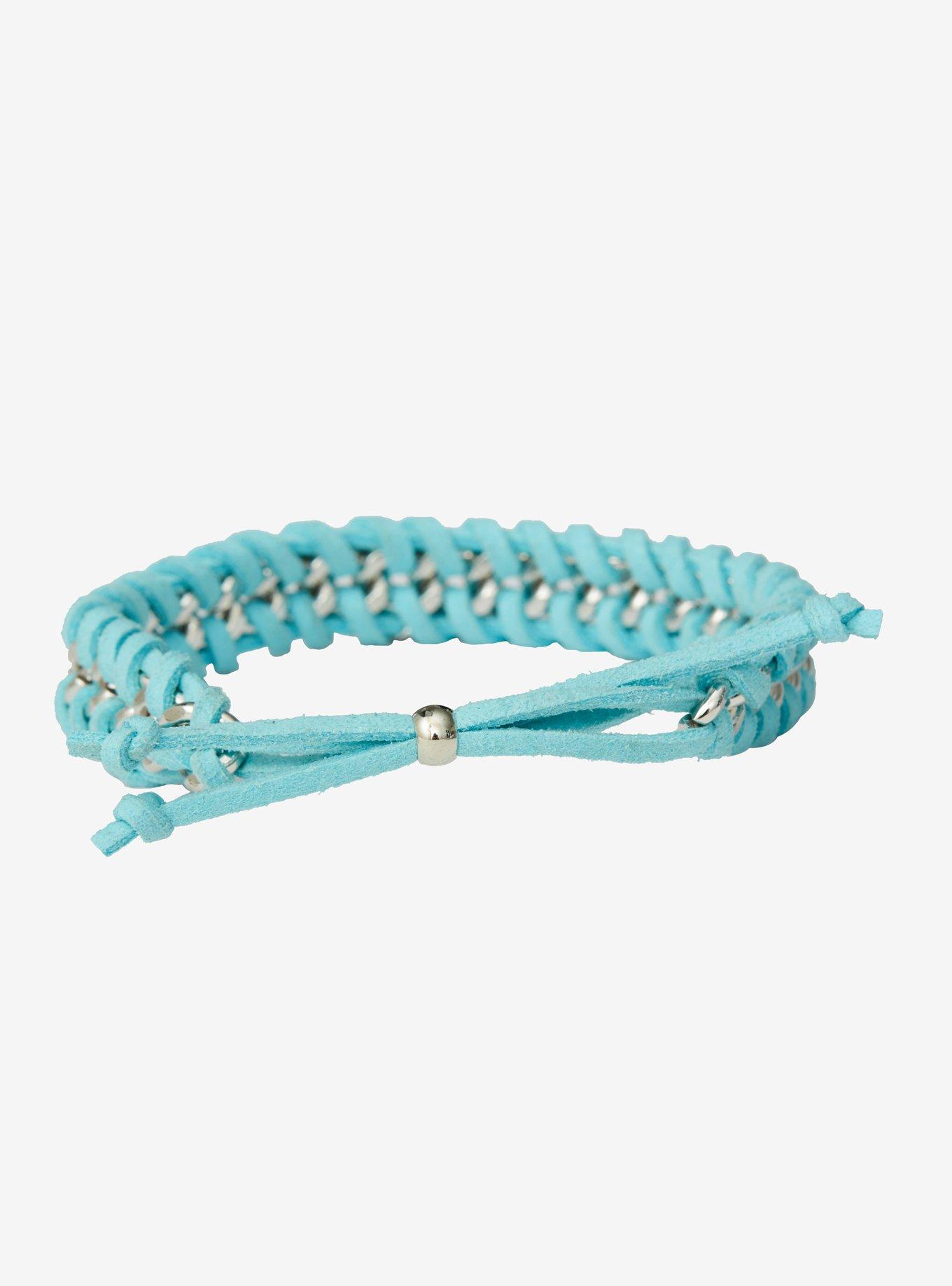 Yuri!!! On ICE Woven Cord & Chain Skate Bracelet, , alternate