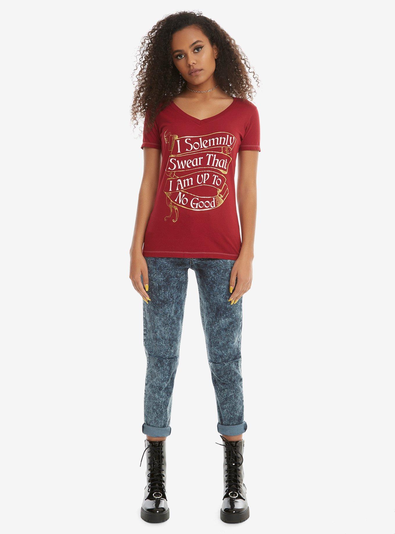 Harry Potter Solemnly Swear Foil Girls T-Shirt, , alternate