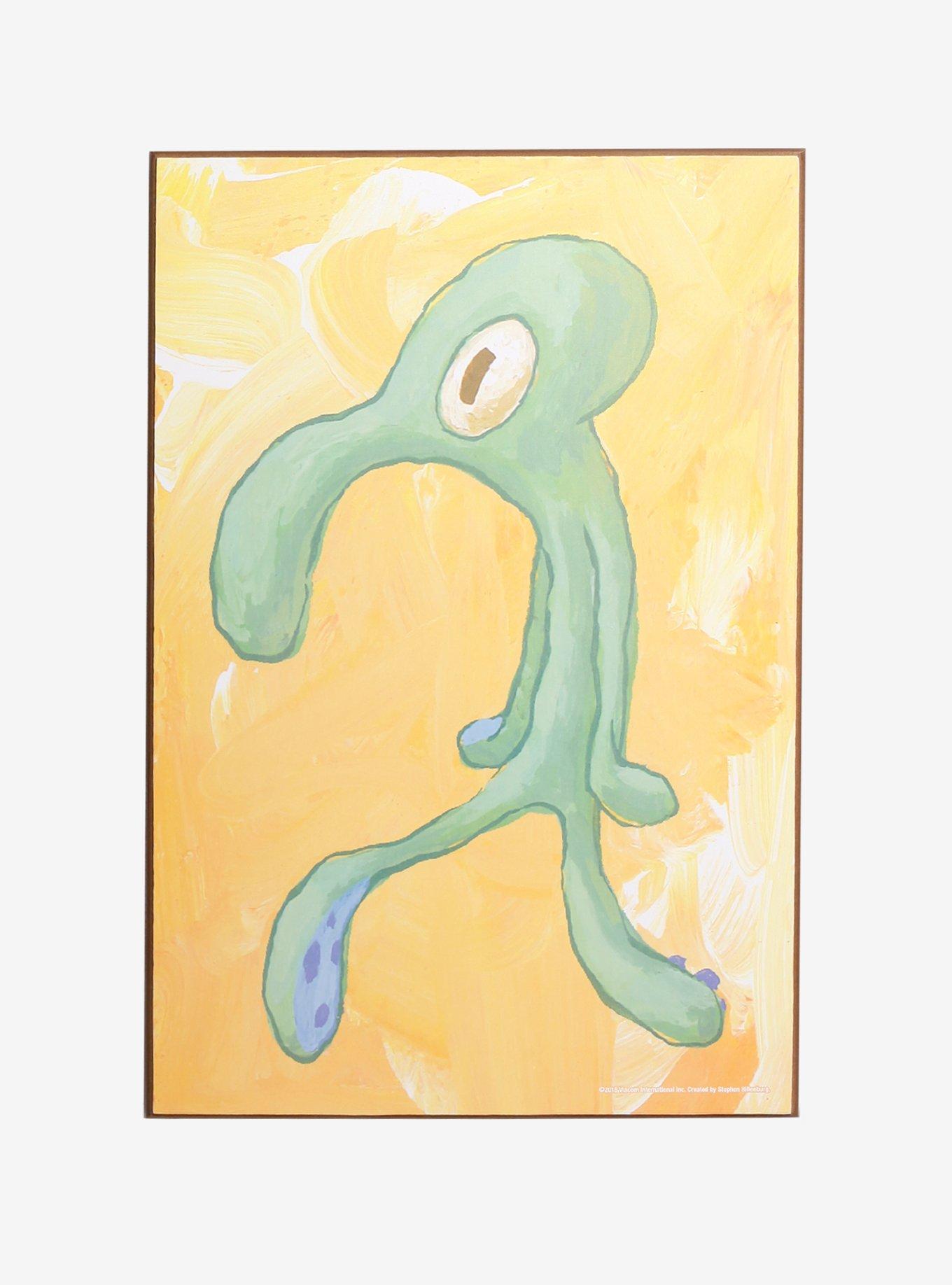 SpongeBob SquarePants Squidward Bold And Brash Wood Wall Art, , alternate